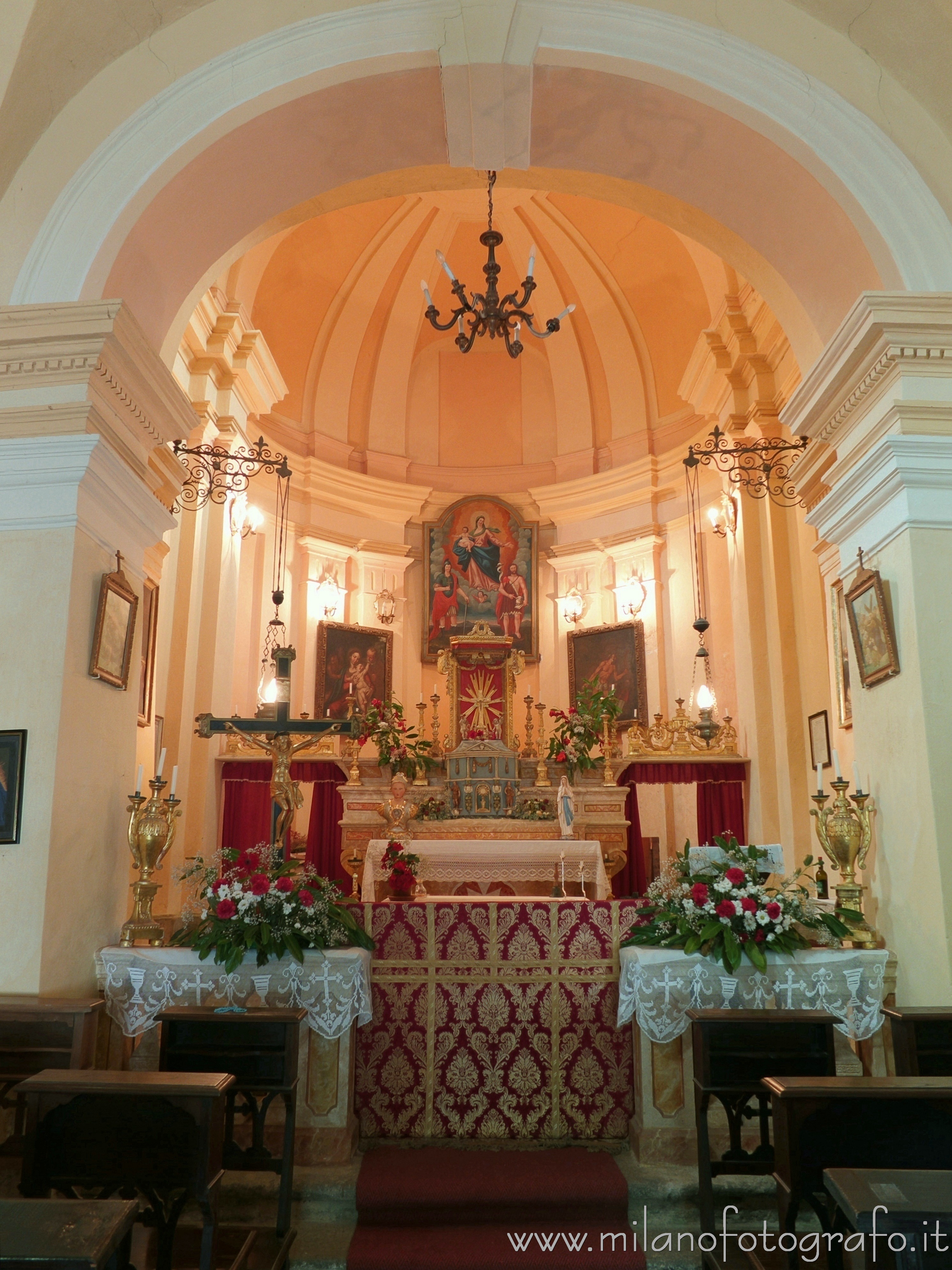 Rosazza (Biella, Italy) - Apse of the Oratory of San Defendente